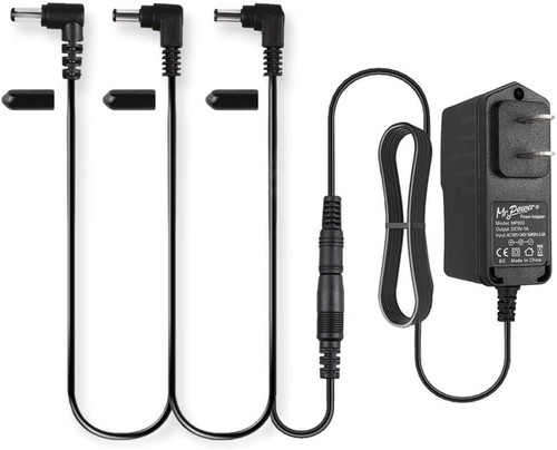 Travel-Friendly 9V DC Power Adapter with Daisy Chain & Insulated Caps for Pedals - Picture 3 of 8