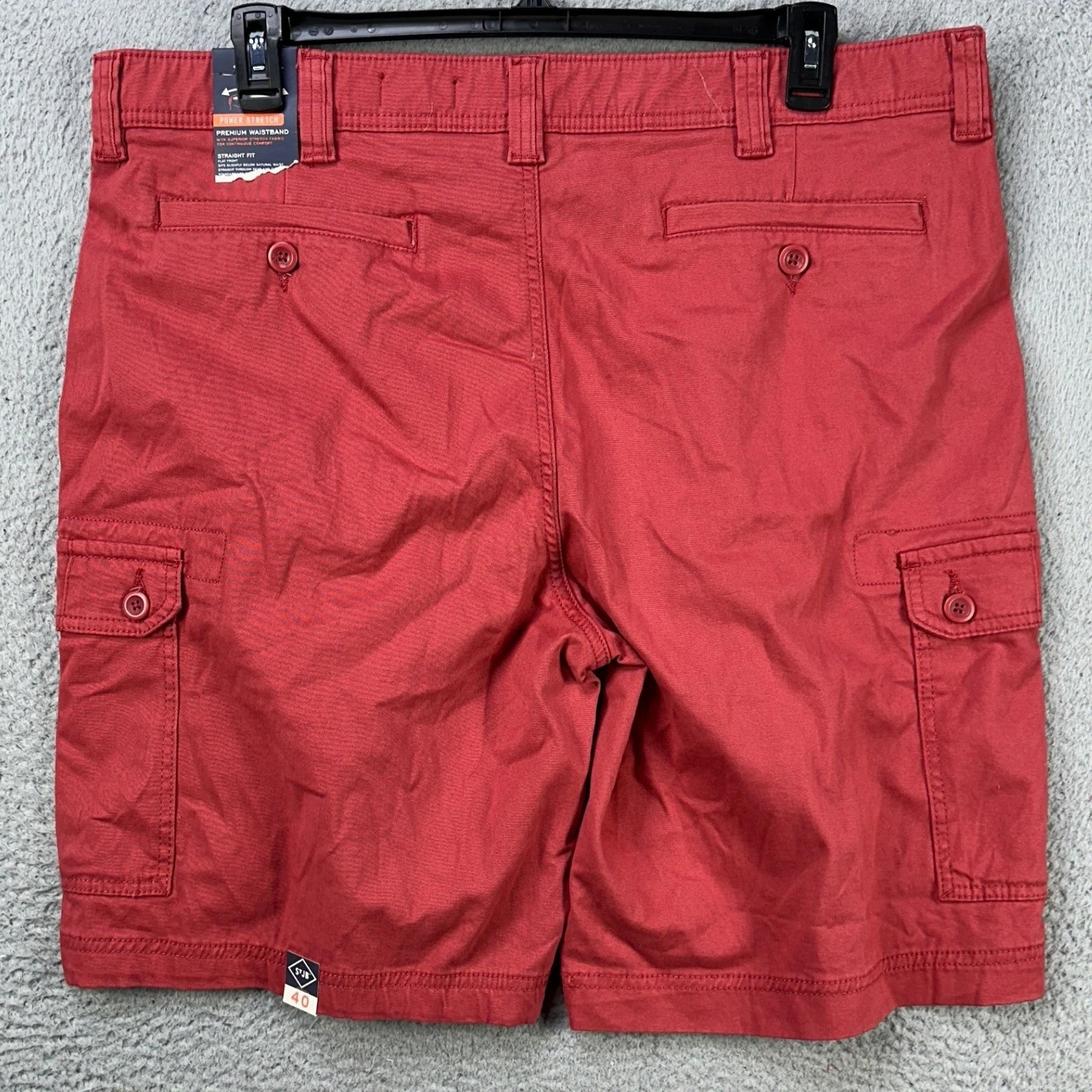St. Johns Bay Shorts Cargo Hiking Mens 40 Red Pocket Comfort Stretch Safari NEW
Opens in a new windo