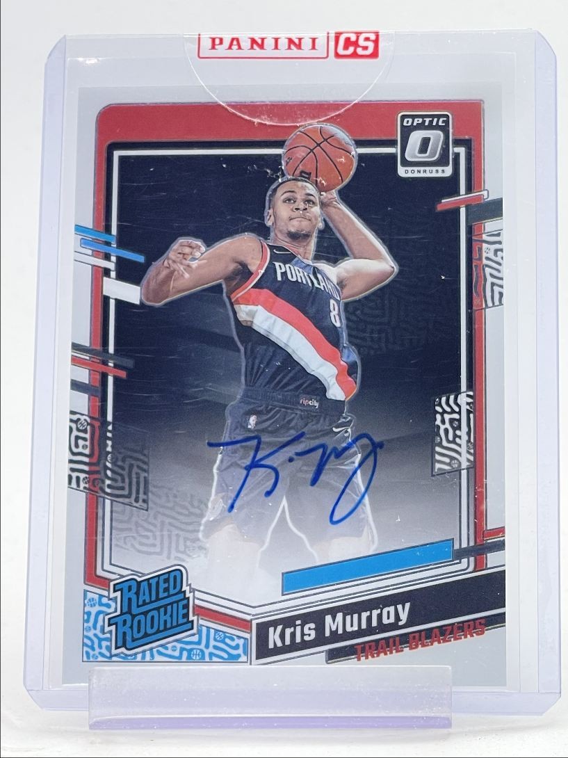 KRIS MURRAY 2023-24 DONRUSS OPTIC RATED ROOKIE AUTOGRAPH RC AUTO Q3280
