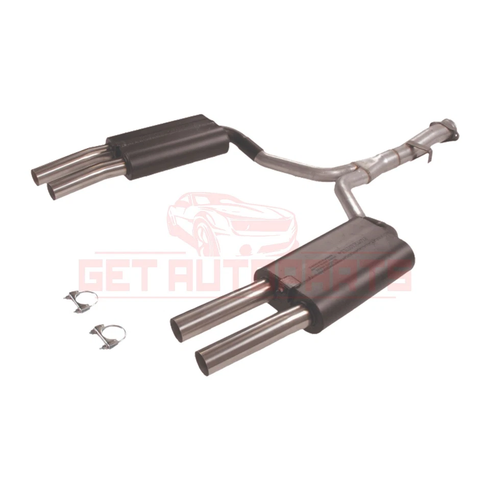 FlowMaster Exhaust System Kit for Chevrolet Corvette 1986-90 - Image 2 of 3