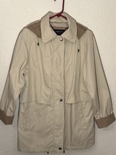 London Fog Limited Edition Women's Medium Jacket Coat Hood Zip Up -FAST SHIPPING