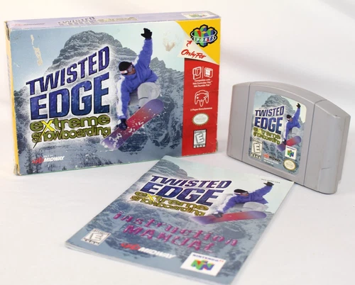 Twisted Edge Extreme Snowboarding N64 Complete CIB! Good Condition! Nice!