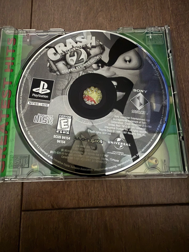 Crash Bandicoot 2: Cortex Strikes Back Greatest Hits (PlayStation 1 Great Shape - Image 4 of 4