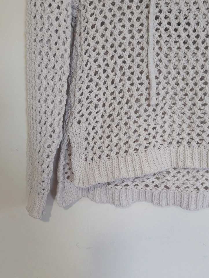 Nicole Miller Artelier Women Oversized Open Knit Beach Sweater Size S Fairy - Image 4 of 4