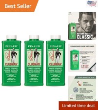 3-Pack Pinaud White Powder - 9oz Each for All-Day Comfort  Freshness