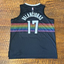 Jonas Valanciunas Signed Denver Nuggets Jersey PSA DNA  Autographed