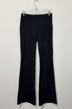 Athleta Girl High Rise Chit Chat Flare Pant XXL 16 Black Drawstring Logo