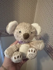 RARE HTF Child Of Mine Carters Baby Beige Koala Bean Bag Stuffed Plush Toy 6"EUC