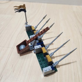 Lego Troll Battle Wheel 7041 Castle Fantasy Era 100% Complete Crown Knights Set