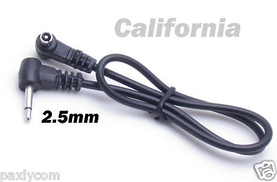 12'' 12 inch 2.5mm Plug to Male Flash PC Sync Cord Cable Trigger 