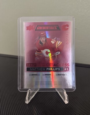 2021-22 Upper Deck Credentials - Debut Ticket Access Red #60 Matthew Phillips