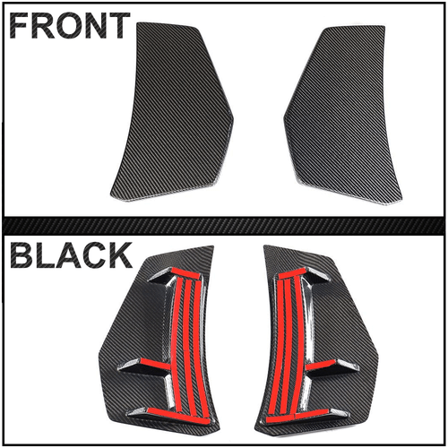 Se adapta a Audi R8 V10 2016-18 aletas traseras de carbono Flaps Splitters Side Canards - Imagen 10 de 11