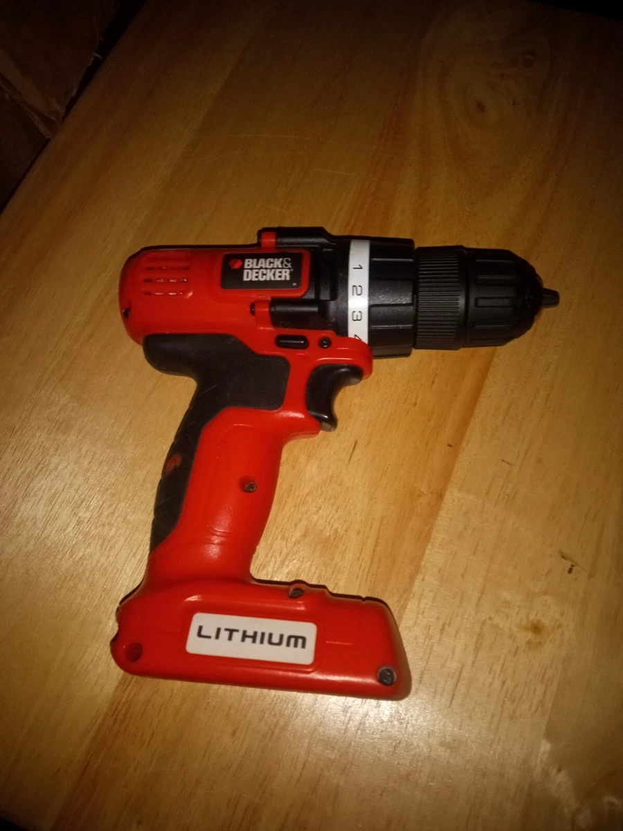 Black and Decker 7.2v cordless drill LDX172 lithium drill & battery no  charger