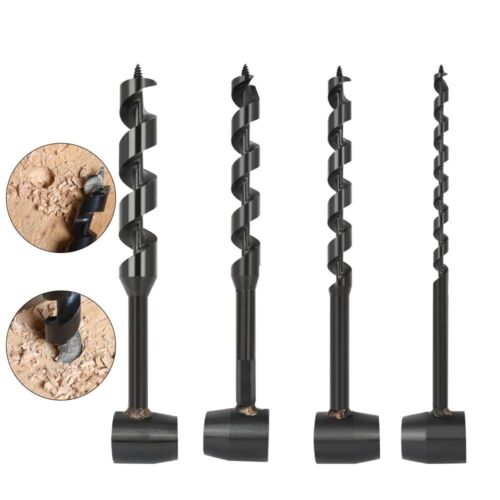 Carbon Steel Wood Punch Tool Drill Bit Hand Drill Survival Tools Auger Drill - Picture 1 of 11