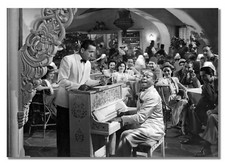 Casablanca Klavier Action Sam Bogart Bergman Drama Film Poster Kino Stars Foto