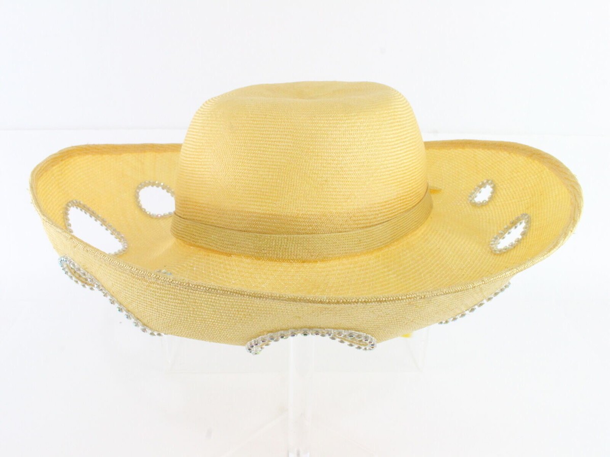 Jack McConnell new york hat Jack Mcconnell New York Ladies Black and White Wool Felt  main image 3