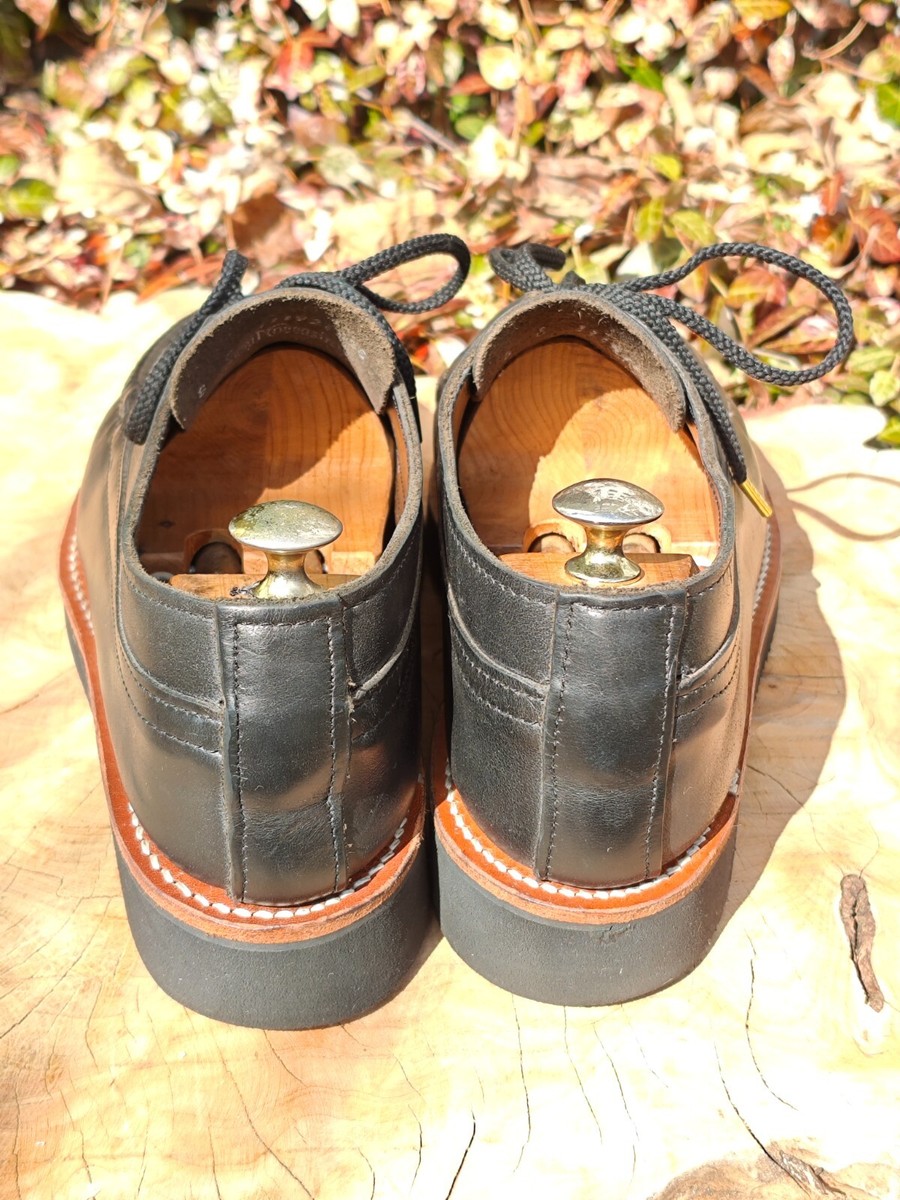 Russell Moccasin Fishing Oxford Shoes US 8 E Black