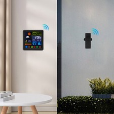 3 Channels Digital Weather Station Multi-function Alarm Calendar W/ Touch Screen