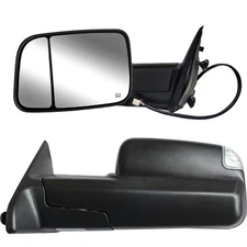 Towing Mirrors For 2009-2018 Dodge Ram 1500 2500 3500 Power Heated Signal LH RH