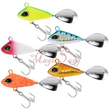 5Pcs Jig Spinner Fishing Bait Lead Head Fishing Lure for Freshwater Pike Zander