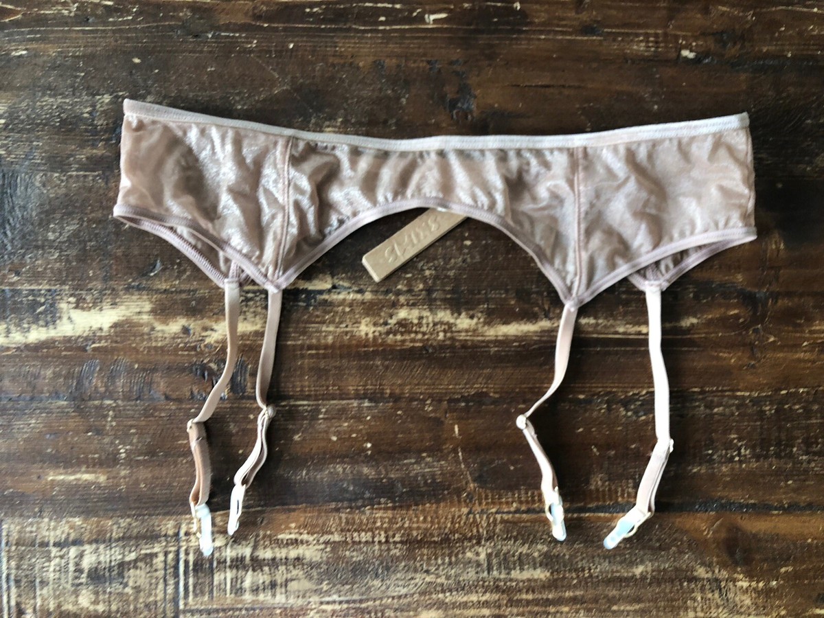 SKIMS Glisenette Garter Belt in SIENNA size L AC-GTR-1540