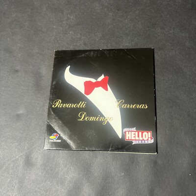 Pavarotti, Domingo, Carreras - Three Tenors 15 track promo MUSIC CD