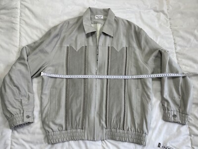 St. Croix Vintage Jacket L/XL white/grey western style