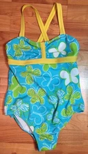 Speedo Girls Sz. 14 Butterfly Theme Swim Suit Bathingsuit