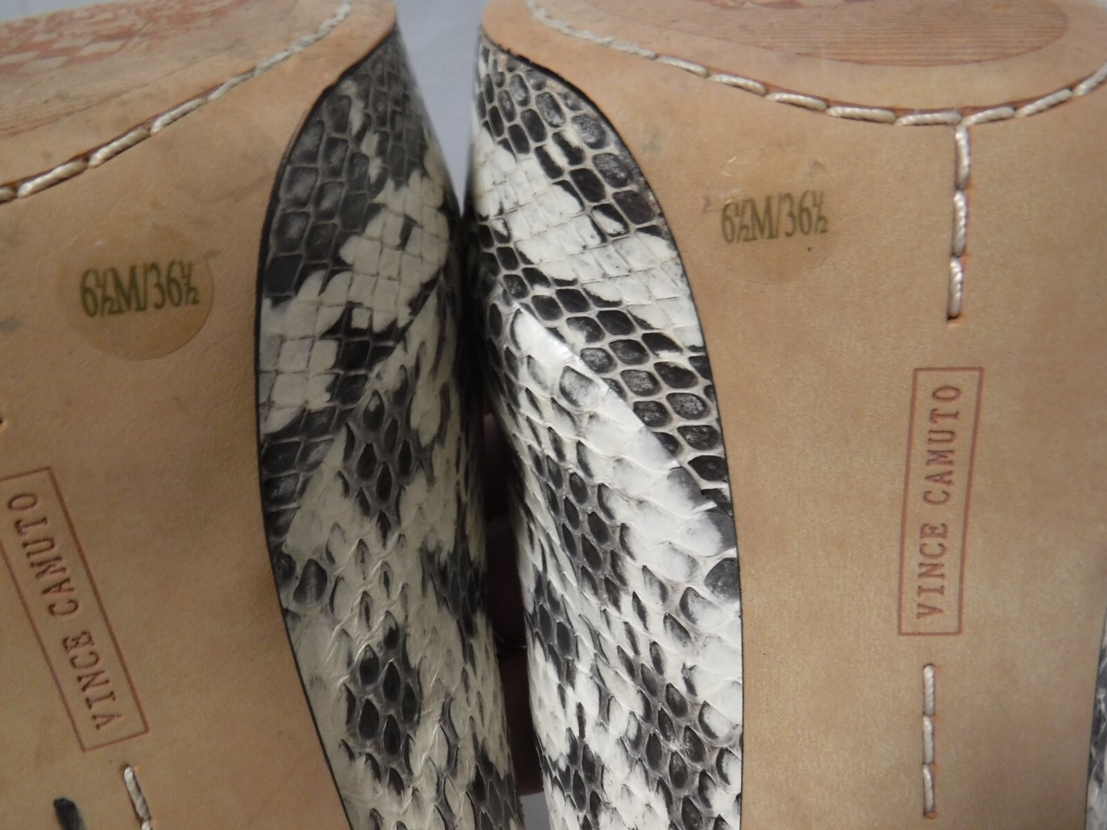 Vince Camuto Lorim Snake Print Python Platform Pu… - image 15