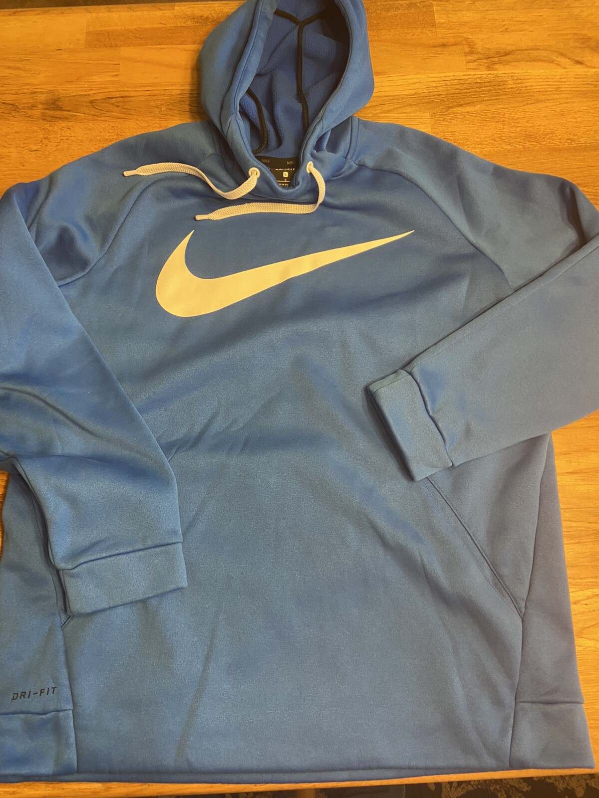 NIKE DRI FIT SWOOSH HOODIE SWEATSHIRT SIZE-large. 100%polyester – ASA  College: Florida