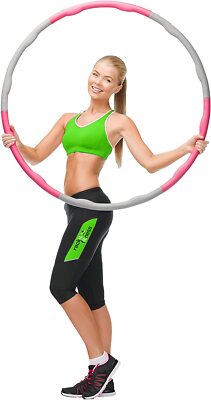 Ridged Hula Hoop ADJUSTABLE WEIGHTED FITNESS HULA
