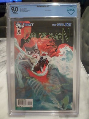 Batwoman #2 CBCS 9.0 DC 2011 J.H. Williams III Cover Batman appearance Non CGC