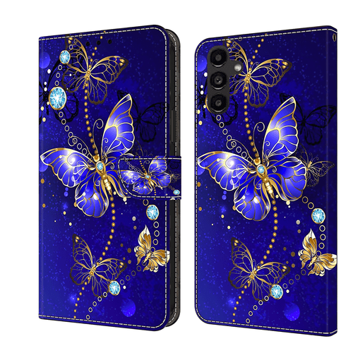 Case For Samsung Galaxy A04S A14 A34 A54 Patterned Flip Wallet Stand Phone Cover - Picture 12 of 32