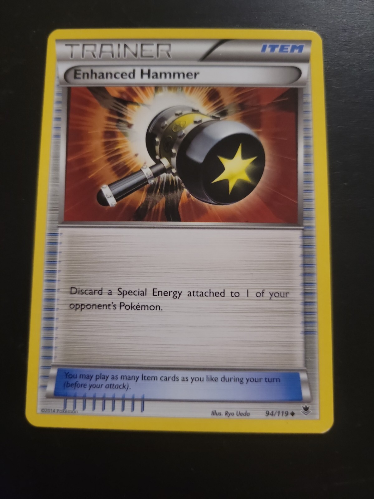 Pokemon TCG Card 2014 XY Phantom Forces - Enhanced Hammer 94/119