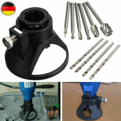 Mehrzweck Fräsvorsatz Bohrer HSS Fräser Aufsatz Holzbearbeitung Mini für Dremel