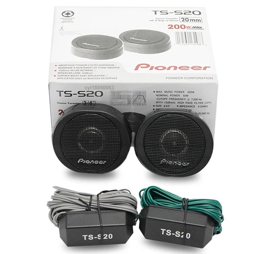 TS-S20 200W High Power Car Loud 3/4'' Dome Tweeter Speaker Systems Black New - Picture 3 of 5