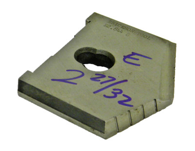 Resharpened Universal Erickson HSS Series ''E'' Spade Blade 2-27/32 (2.844'')