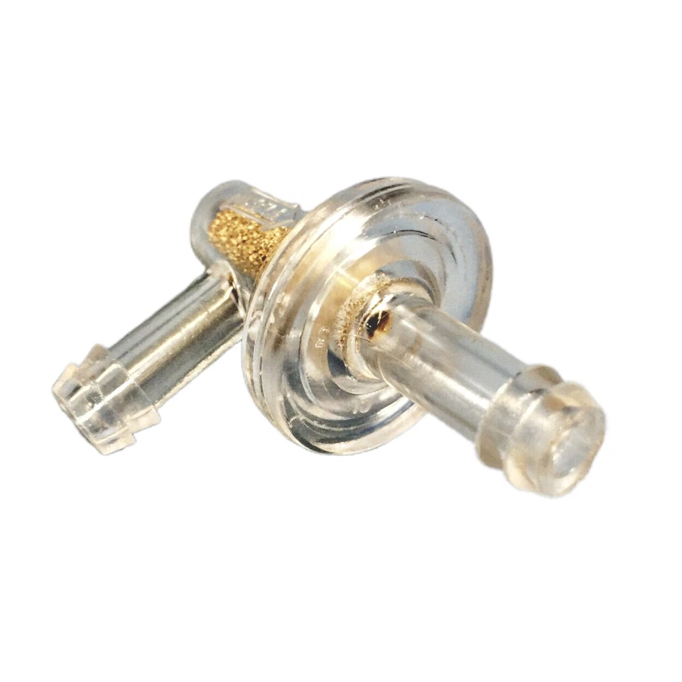 NOVO FILTRO DE COMBUSTÍVEL VISUAL COMPACTO UNIVERSAL 90 GRAUS 1/4" YAMAHA KAWASAKI HONDA  - Imagem 2 de 4