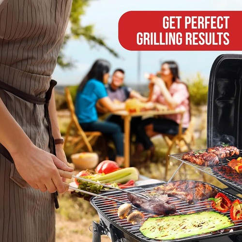 Grill Trade Portable Charcoal - Mini BBQ - Small Table Top silver - Picture 4 of 6