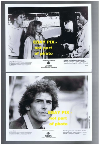 KIM CATTRAIL & JOHN LAUGHLIN MIDNIGHT CROSSING 8X10 Press Photos VF/NM LOT#B