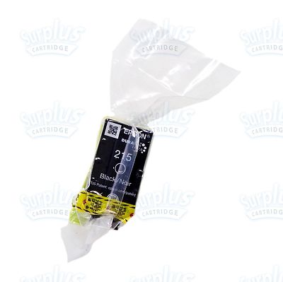 Genuine Epson 215 Black Ink Cartridge T215 T215120 WorkForce WF100 (NOT Initial)