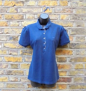burberry polo shirt womens blue