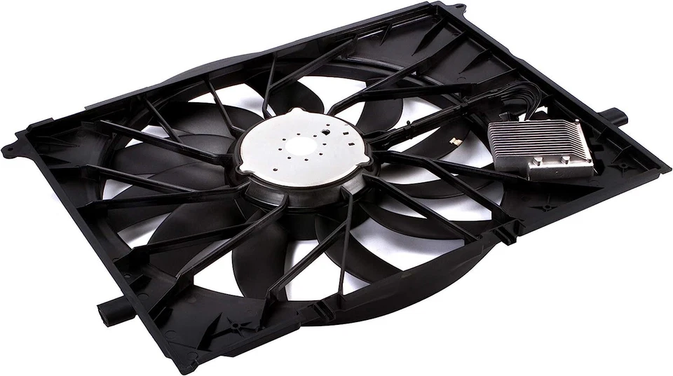 Conjunto de ventilador de refrigeración radiador para Mercedes W220 CL600 S600 CL55 CL65 2205000193 Foto 4 de 4
