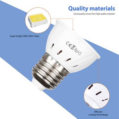 LED Spotlight Bulb GU10 MR16 E27 2835 SMD 220V 240V Replace 35W Halogen Lamp - Picture 6 of 16