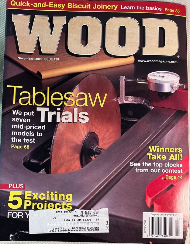 Vintage Wood Magazine   :  November 2000  : Issue # 128