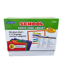 Lakeshore School Photo Card Library Great For English Learners DD529 NEW