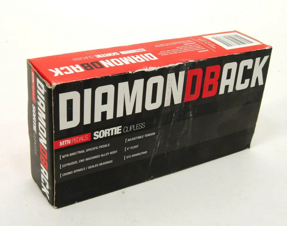 Pedales sin clip para bicicleta de montaña Diamondback Trail CON TACOS Foto 3 de 4