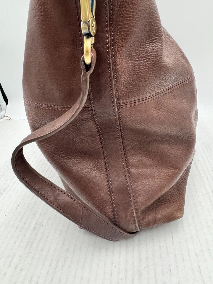 Bolso de Mano Boden Para Mujer Cuero Marrón Bolsillos Internos Correa Desmontable Bolso de Hombro Foto 4 de 4