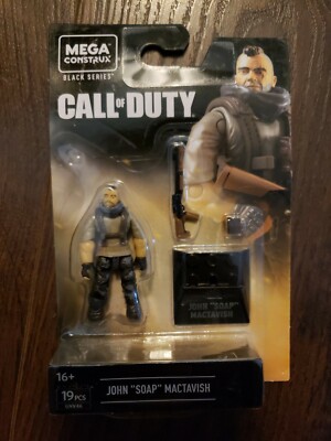 New Mega Construx Black Series Call Of Duty John Soap Mactavish 887961878103 | eBay