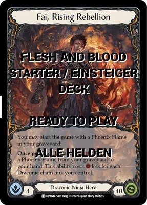 Blitz *Starter Deck* - Flesh and Blood - Ready to Play - Einsteiger Deck